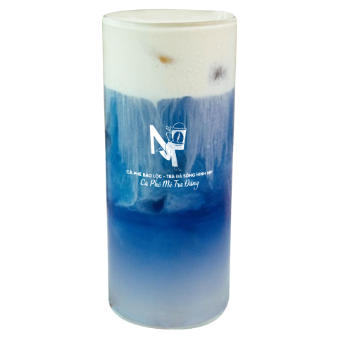 Dừa lá dứa đậu biếc (coconut pandan leaves butterfly pea)